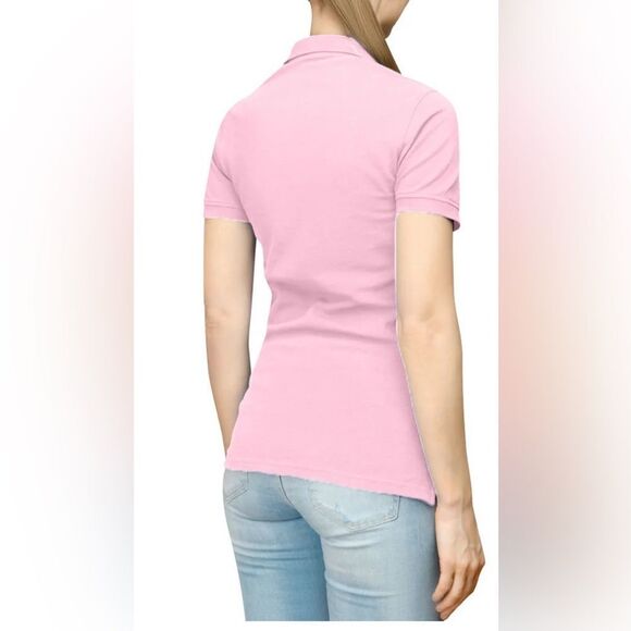 NWT Paige & Tuttle Women’s Pink Short Sleeve Polo Performance Golf Shirt - M - Picture 4 of 9